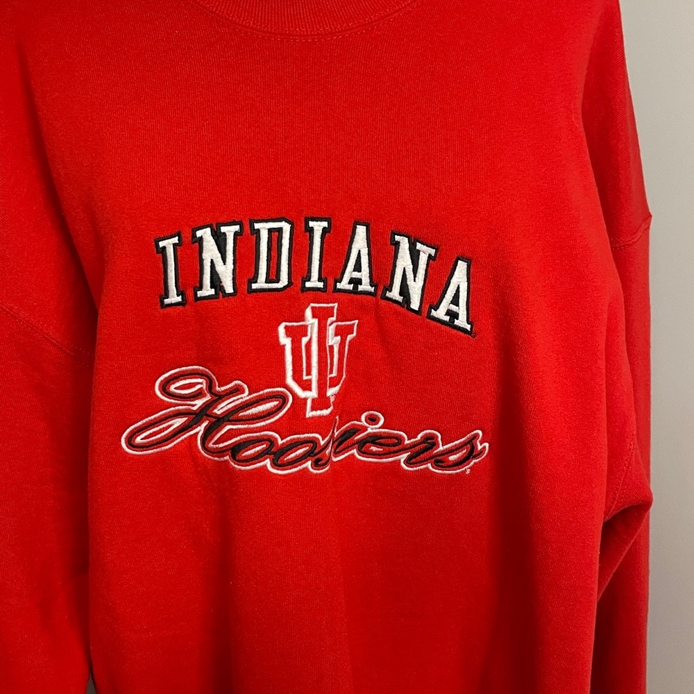 Pro Player Mens Indiana University Hoosiers Y2K Embroidered sweatshirt XXL - Picture 2 of 7